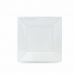 Set van herbruikbare borden Algon Wit Plastic 23 x 23 x 2 cm (24 Stuks)