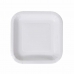 Комплект чинии Algon За Еднократна Употреба Бял Картон 20 cm (10 броя)