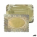 Snackdienblad Algon Gouden Rechthoekig 23 x 29,5 x 1 cm (48 Stuks)