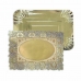 Snackdienblad Algon Gouden Rechthoekig 23 x 29,5 x 1 cm (48 Stuks)