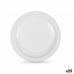 Σετ επαναχρησιμοποιήσιμων πιάτων Algon Λευκό Πλαστική ύλη 25 x 25 x 1,5 cm (12 Μονάδες)