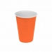 Set de vasos reutilizables Algon Naranja 24 Unidades 250 ml (25 Piezas)