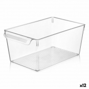 Caja Multiusos 3 Piezas Cristal Dorado Metal 20 X 20 X 12 Cm (3 Unidades)  con Ofertas en Carrefour