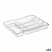 Organizator pentru tacâmuri Privilege Transparent 33 x 25 x 5 cm (24 Unități)