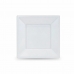 Lot d'assiettes réutilisables Algon Blanc Plastique 18 x 18 x 1,5 cm (36 Unités)