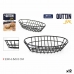 Cesta do Pão Quttin Metal Oval 23 x 16,5 x 5,5 cm (12 Unidades)