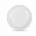 Lot d'assiettes réutilisables Algon Blanc Plastique 28 x 28 x 2 cm (24 Unités)