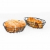 Breadbasket Quttin Metal Oval 23 x 16,5 x 5,5 cm (12 Units)