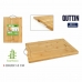 Snijplank Quttin Bamboe 38 x 28 x 1,8 cm (12 Stuks)