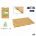 Cutting board Quttin Bamboo 34 X 24 X 1,5 CM (12 Units)