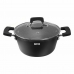 Kookpot met Glazen Deksel Quttin Grand Chef 3 mm 37 x 24 x 13 cm (4 Stuks)