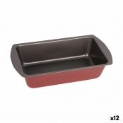 Moule à flan Quttin Cherry 6 Unités Acier au carbone 26,5 x 18,5 x 3 cm (12  Unités)