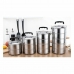 Set Lunchboxen Privilege Roestvrij staal Stapelbaar Staal 14 cm (6 Stuks) (3 pcs)