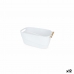 Coș Multifuncțional Confortime Alb Lemn Plastic 27 x 14,5 x 12 cm Cu mânere (12 Unități)