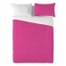 Housse de Couette Naturals Blanc Fuchsia