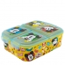 Škatla za hrano z razdelki Mickey Mouse Fun-Tastic polipropilen 22 x 14 x 6 cm 19,5 x 16,5 x 6,7 cm