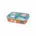 Lokeroitu lounasrasia Peppa Pig    polypropeeni 19,5 x 16,5 x 6,7 cm 17 x 14 x 7 cm