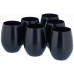 Sett med glass Chef&Sommelier PRIMARY BLACK Svart Glass 6 Deler 360 ml