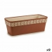 Självvattnande planter Stefanplast Orfeo Terrakota n Plast 18 x 17 x 49 cm (12 antal)