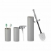 Set de Baño Berilo B6274 S3-1 Gris Plástico (8 Unidades)