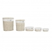 Lot de paniers DKD Home Decor Beige osier 51 x 37 x 56 cm 52 x 38 x 56 cm (5 Pièces)