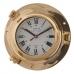 Wanduhr DKD Home Decor Kristall Gold Vintage Messing (23 x 7 x 23 cm)