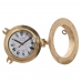 Wanduhr DKD Home Decor Kristall Gold Vintage Messing (23 x 7 x 23 cm)