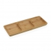 Snackdienblad Versa Bamboe 10 x 2 x 26 cm