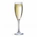 Šampanieša glāze Arcoroc Vina Caurspīdīgs Stikls 6 gb. (19 cl)