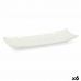 bandeja de aperitivos Quid Select Branco Cerâmica 20,5 x 7,5 cm (6 Unidades) (Pack 6x)