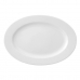 Assiette plate Ariane Prime Oblongue Céramique Blanc (22 x 20 cm) (12 Unités)