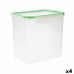 Cutie pentru prânz ermetică Quid Greenery Transparent Plastic 4,7 L (4 Unități) (Pack 4x)