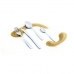 Messen Set Quid Hotel Metaal Roestvrij staal 21,4 cm 12 Stuks