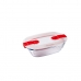 Lancheira Hermética Pyrex Cook & Heat Retangular 400 ml 17 x 10 x 5 cm Transparente Vidro (5 Unidades)