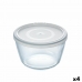 Lancheira Redonda com Tampa Pyrex Cook & Freeze 1,1 L 15 x 15 x 10 cm Transparente Silicone Vidro (4 Unidades)