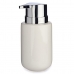 Dozator Mila Berilo J1017-A-BLANCO Bela Srebrna Kovina Keramika 300 ml 7 x 14,5 x 8,5 cm (6 kosov)