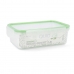 Lunchbox Quid Greenery 1,4 L Transparant Plastic (Pack 4x)