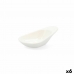 bandeja de aperitivos Quid Select Branco Cerâmica 10,5 cm (6 Unidades) (Pack 6x)