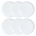 Set di piatti Luminarc Diwali 6 pcs Bianco Vetro