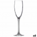 Kozarec za šampanjec Ebro Prozorno Steklo (160 ml) (6 kosov)