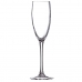 Kozarec za šampanjec Ebro Prozorno Steklo (160 ml) (6 kosov)