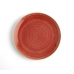 Flat plate Ariane Terra Ceramic Red (Ø 27 cm) (6 Units)