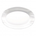 Serving Platter Bormioli Rocco Ebro Oval White Glass (22 cm) (24 Units)