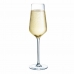 Coupe de champagne Éclat Ultime Transparent verre (21 cl) (Pack 6x)