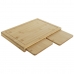 Πίνακας κοπής DKD Home Decor Φυσικό Bamboo Αλουμίνιο 35 x 25 x 3 cm