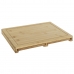 Πίνακας κοπής DKD Home Decor Φυσικό Bamboo Αλουμίνιο 35 x 25 x 3 cm