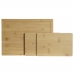 Πίνακας κοπής DKD Home Decor Φυσικό Bamboo Αλουμίνιο 35 x 25 x 3 cm