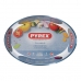 Vas pentru Cuptor Pyrex Classic Vidrio Transparent Sticlă Oval 30 x 21 x 7 cm (4 Unități)