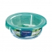 Cutie rotundă pentru prânz cu capac Luminarc Keep'n Lagon Turquoise 420 ml 11,5 x 5,4 cm Sticlă (6 Unități)