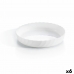 Fuente de Cocina Luminarc Trianon Ovalado Blanco Vidrio (Ø 26 cm) (6 Unidades)